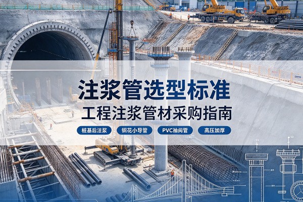 新和注浆管选型标准