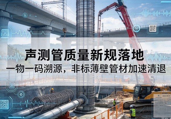 新和声测管质量新规落地，一物一码溯源，非标薄壁管材加速清退