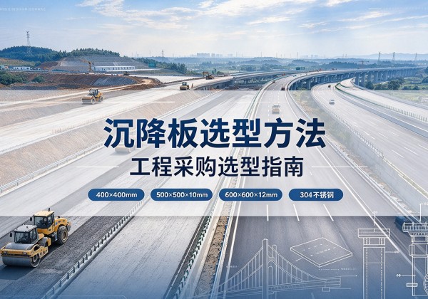 新和沉降板选择方法
